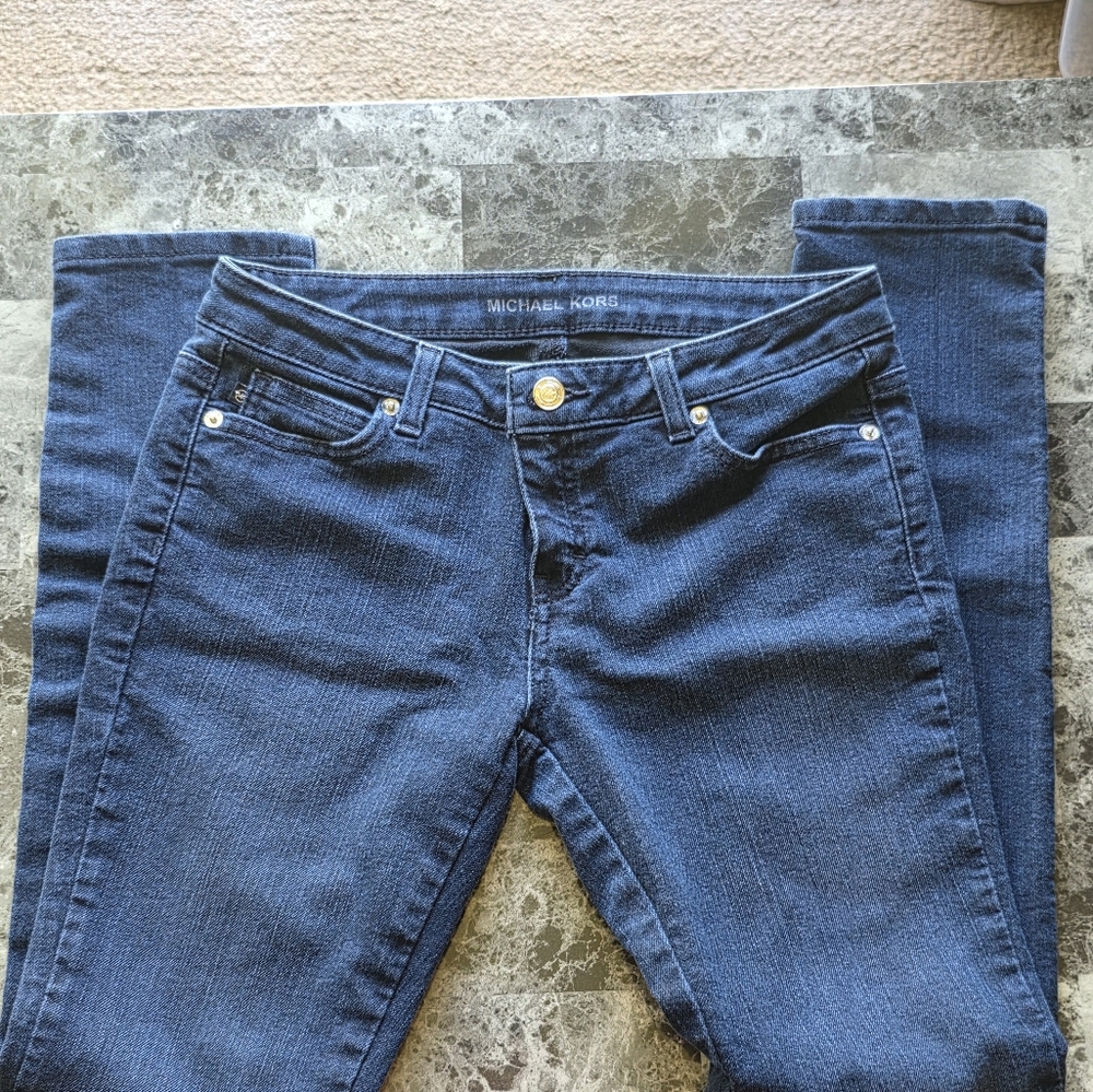 Michael Kors Blue Straight Leg Jeans